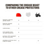 Crease Beast Protecteurs de plis de chaussures, minces, mini, duo, mousse à mémoire de forme, Comfort Fit, Crease Beast XL, Men'