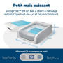 PetSafe - ScoopFree - Bac à Litière Auto-Nettoyante ScoopFree de PetSafe, Deuxième Génération - Plus Besoin de Ramasser, Contrôl