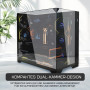 Lian Li O11 Vision Compact Torre E-ATX Cristal Templado USB-C 3.0 Negra