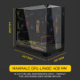 Lian Li O11 Vision Compact Torre E-ATX Cristal Templado USB-C 3.0 Negra