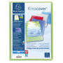 Exacompta - Réf. 5789E - 1 Protège-documents Kreacover Chromaline - 80 pochettes cristal lisse - 160 vues - pour A4 - dim 24 x 3