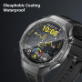 Yenwen Verre Trempé pour Huawei Watch GT 5 Pro (46MM) Protection Écran, 4 Pièces Films Anti-Bulles HD Protection Ecran pour Huaw