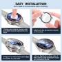 Neitra 2 Pièces Coque pour Huawei Watch GT 6 Pro 46mm Protection Écran, Dur PC Bumper Case avec Protecteur D'écran en Verre Trem
