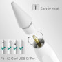 SIXFU Embouts de Rechange pour Apple Pencil 2e génération/Apple Pencil 1ere Generation/USB-C/Pointe Apple Pencil Pro (Lot de 4)