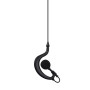HYSHIKRA Écouteur en Forme de G de 2,5 mm avec Micro 1 Broches, Casque Talkie-walkie Compatible pour Motorola TLKR T60 T61 T62 T