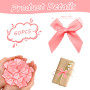 svpfuo Lot de 60 petits nœuds DIY, nœuds décoratifs faits à la main, nœuds cadeaux autocollants, mariages, emballages cadeaux, b