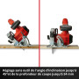 Einhell Scie circulaire Ø165mm sans fil TE-CS 18/165-1 Li Solo Power X-Change (18V, Lame Ø165x20mm, Réglage sans outil de la ...