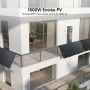 Zendure Solarflow Hyper 2000 avec AB2000X 1920Wh, ZD3CT, Centrale Électrique de Balcon avec Entrée Solaire 1800W, Charge AC Bidi