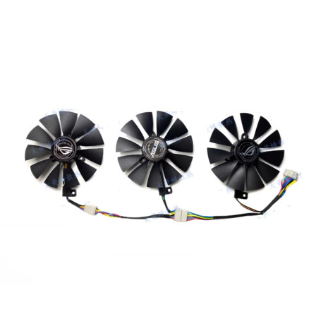 AKUYAO Ventilateurs de refroidissement GPU de remplacement pour carte graphique ASUS RTX 3060 3070 3070Ti 3080 3080Ti 3090 TUF 9