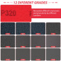 24Pcs Éponge de Ponçage Grain 180 à 3000 éponges Abrasives à Grains Variés Cale a Poncer Kit Papier Abrasif Sec et Humide pour M