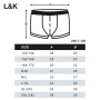 L&K Lot de 5/8/10 Boxers rétro en Microfibre Collection, Tailles S-3XL, Confortable et sans Coutures latérales gênantes, différe