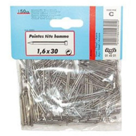 Pointes Acier VYNEX Tête Homme 1.8x40mm - 190g