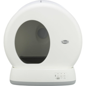 Bac à Litière Autonettoyant TRIXIE pour Chats - Nettoyage Automatique, Blanc
