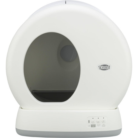 Bac à Litière Autonettoyant TRIXIE pour Chats - Nettoyage Automatique, Blanc