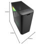 Boîtier ATX Semi-Tour Noir Sharkoon avec Éclairage RGB