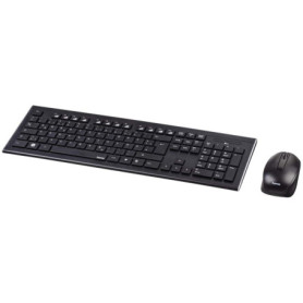 Kit Clavier et Souris Sans Fil Hama - Bluetooth, Silencieux, Noir