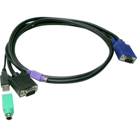 Câble KVM LevelOne 3,0 m pour KVM-3208/KVM-3216