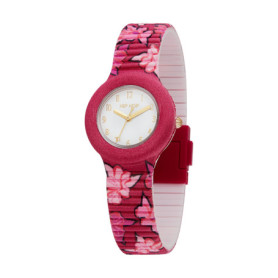 Montre Hip Hop Bouquet Femme - Élégance Florale Multicolore