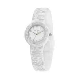 Montre Hip Hop Lace Femme - Élégance en Dentelle Blanche