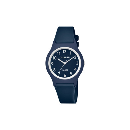 Montre Enfant Calypso K5798/4 Bleu Coloré et Résistante à l'Eau