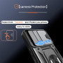 Yutwo Coque pour Motorola Edge 50 Pro - Protection Caméra et Support Bague Étui Antichoc - Noir