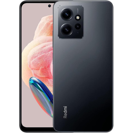 Xiaomi Redmi Note 12 - Smartphone 4G LTE 6 Go RAM 128 Go - Écran AMOLED 6,67" 120 Hz - Gris Onyx