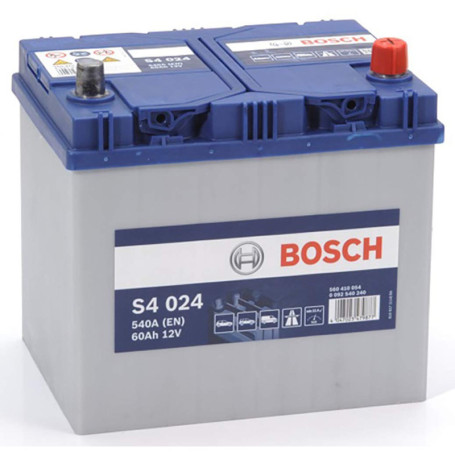Batterie Bosch S4024 - 60Ah Plomb-Acide pour Véhicules Non Start/Stop