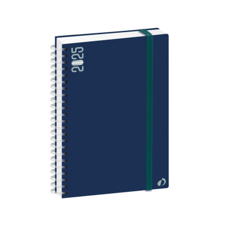 Agenda Spiralé Quo Vadis 2026 - Journalier Multilingue Bleu - Gamme Respire