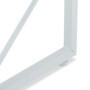 Bureau Compact Relaxdays pour Ordinateur - Design Moderne Blanc