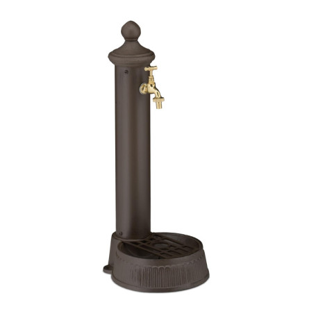 Fontaine de Jardin Antique Relaxdays avec Robinet et Bac