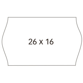 Pack de 6 rouleaux d'étiquettes blanches Apli - 1000 étiquettes par rouleau