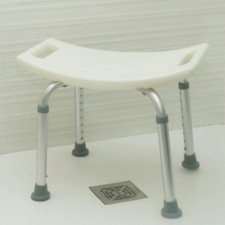 Tabouret de Douche Antidérapant OrtoPrime - Siège de Bain Réglable pour Adultes et Enfants