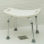 Tabouret de Douche Antidérapant OrtoPrime - Siège de Bain Réglable pour Adultes et Enfants