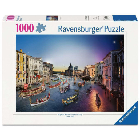 Puzzle Ravensburger 1000 pièces - Venise Jour et Nuit