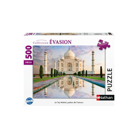 Puzzle 500 pièces Le Taj Mahal - Collection Évasion par Nathan