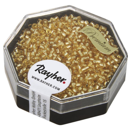 Perles de Rocailles Delica Topaze Clair 1,6mm - Rayher