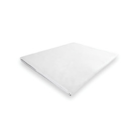Drap Plat en Percale Polycoton Blanc 180x290 cm - Soleil d'ocre