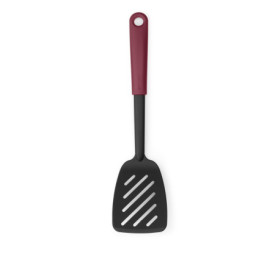 Spatule en Nylon Brabantia TASTY+ - Résistante à la Chaleur et Compatible Lave-Vaisselle - Aubergine Red