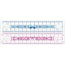 Règle Résistante aux Chocs Maped STUDY FANCY 20 cm - Couleurs Variées