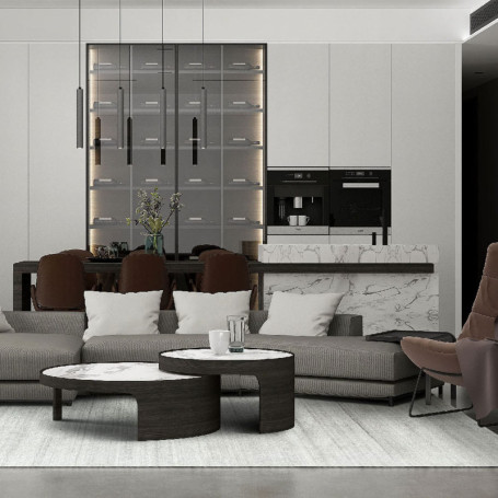 Tapis Kavir en Laine Douce - Tissé à la Main, Ivoire 200x290cm