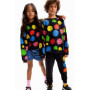 Pull-Over Enfant Desigual Sweat Smile Colours Noir