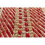 Tapis en Jute et Laine Olivia - Rouge Naturel, 120x170 cm, Tissé à la Main
