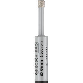 Foret Diamant Bosch PRO Ceramic Easy Dry Ø 6 mm pour Carrelage