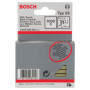 Agrafes à dos étroit Bosch type 55 résinées 6 x 30 mm - 1000 pièces