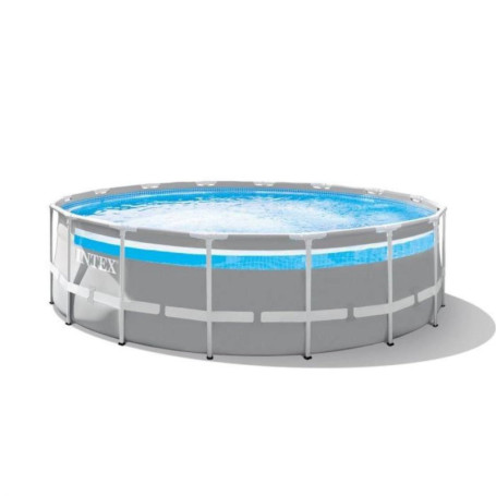 Piscine Tubulaire Intex avec Fenêtre Panoramique 4,88m x 1,22m