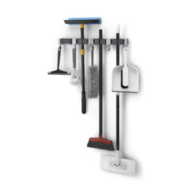 Metaltex Lot de 2 Porte-Balais avec Crochets Pratiques