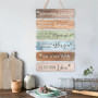 Panneau en Bois Suspendu Motivant - Décoration Murale Personnalisée