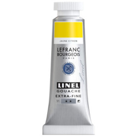 Gouache Extra-Fine Jaune Citron 14 ml - Lefranc Bourgeois