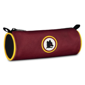 Porte-Stylo Seven AS Roma Rouge - Trousse Ovale Pratique pour École