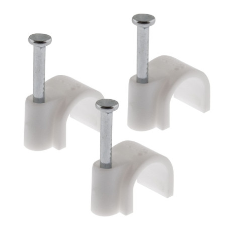 SeKi Lot de 100 Colliers de Serrage Universels Blancs pour Câbles de 7 mm